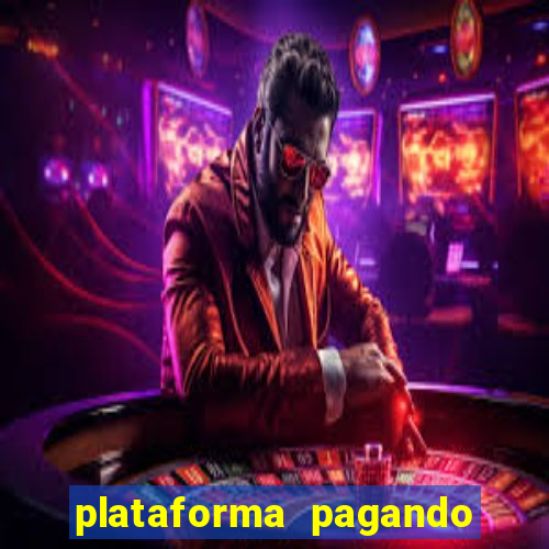 plataforma pagando no cadastro